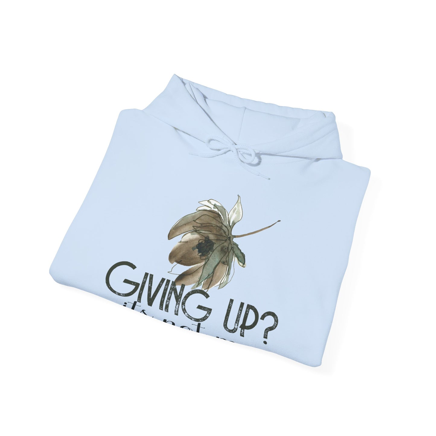 Never Give Up Motivational Hoodie | Motivational Treats