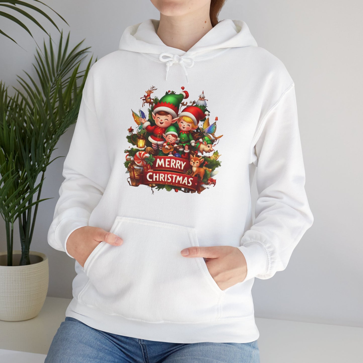Festive Elves Christmas Hoodie - Unisex