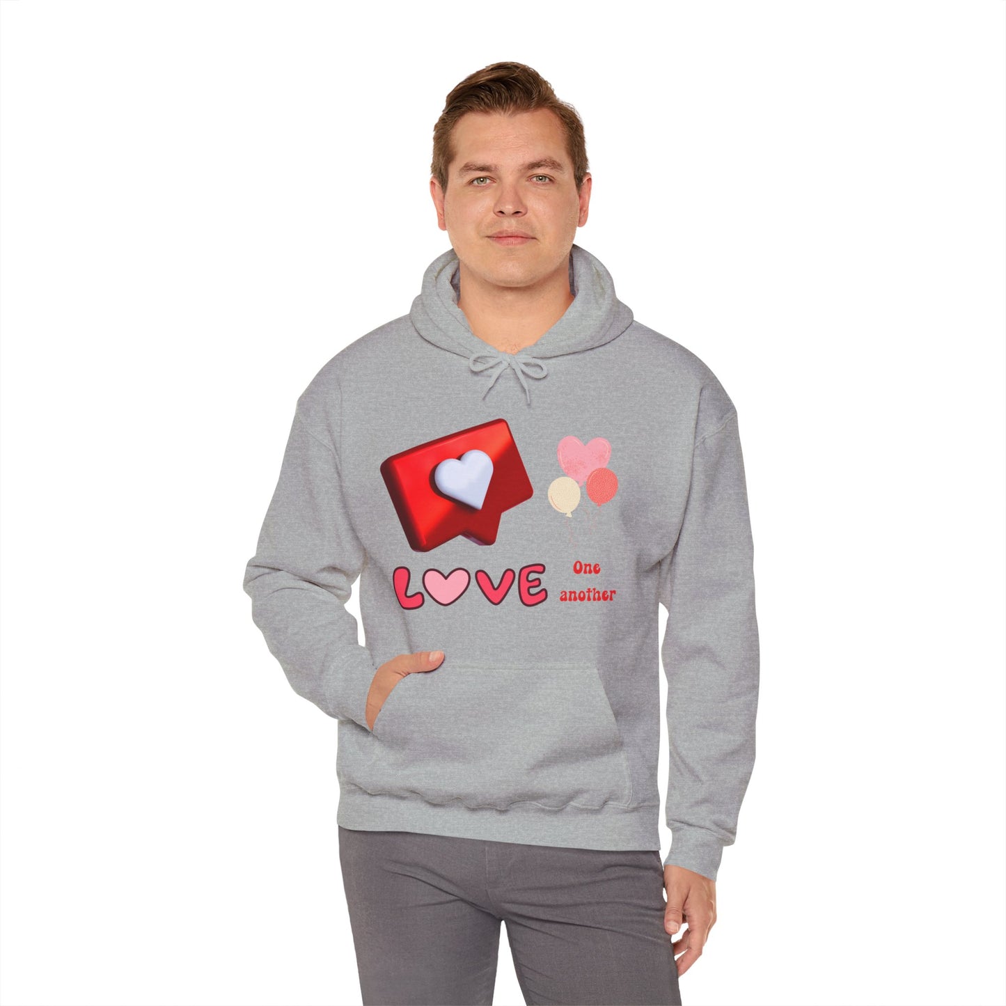 Love One Another Motivational Hoodie - Unisex