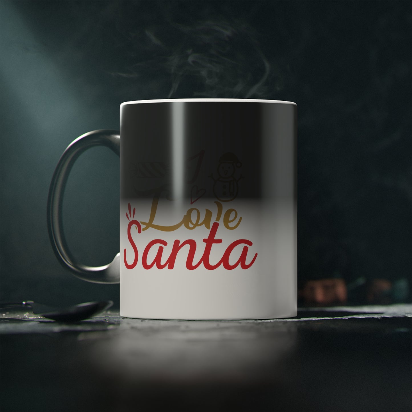 “I Love Santa” Snowman Christmas Colour-Changing Mug | Motivational Treats