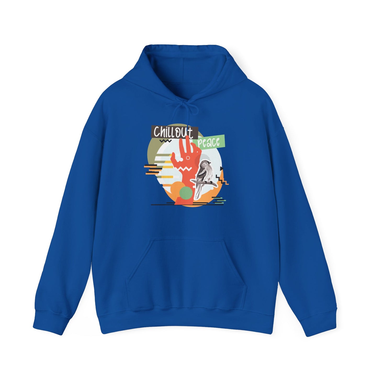 Chillout Peace Hoodie - Motivational Unisex Sweatshirt for Daily Inspiration