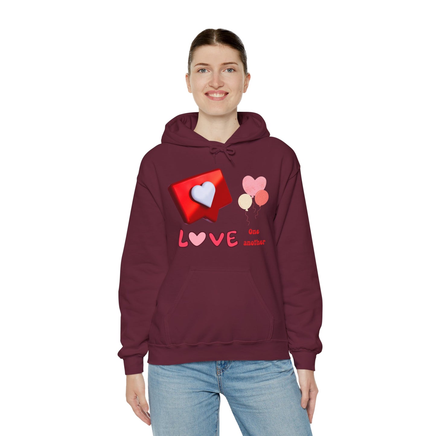 Love One Another Motivational Hoodie - Unisex