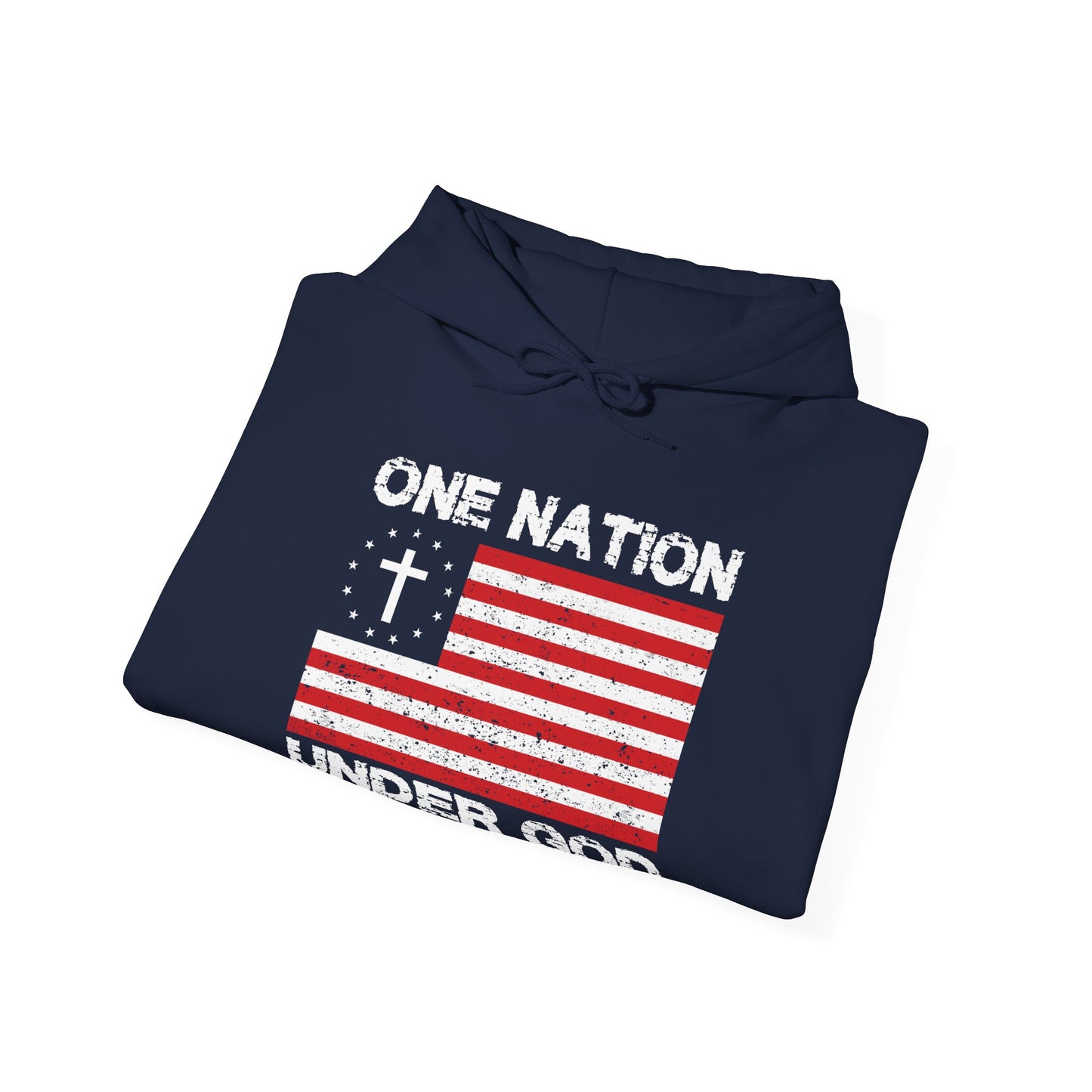 One Nation Under God Christian Hoodie | Motivational Treats