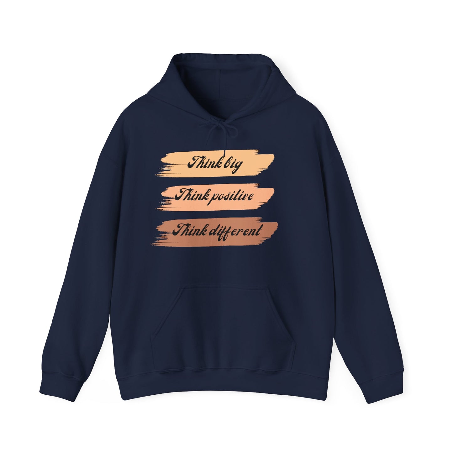 Think Big Motivational Hoodie - Unisex Inspirational Sweatshirt