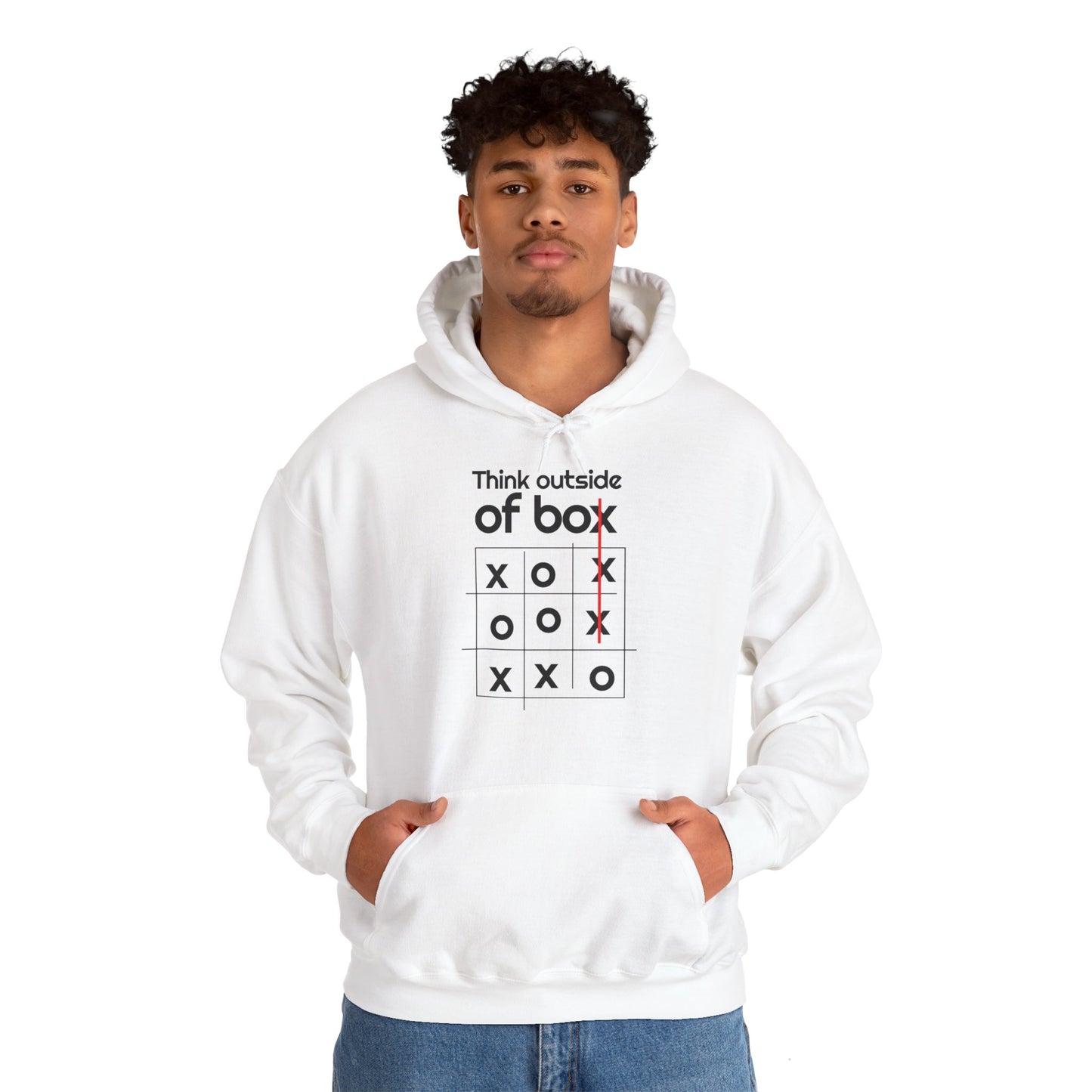 Think Outside The Box Motivational Hoodie - Unisex