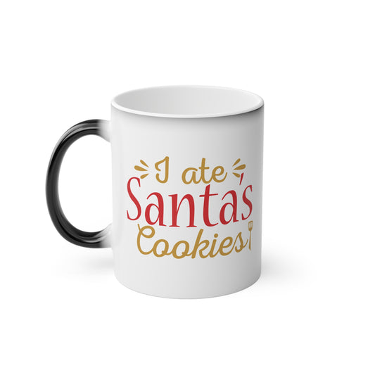 “I Ate Santa’s Cookies” Colour-Changing Christmas Mug | Motivational Treats
