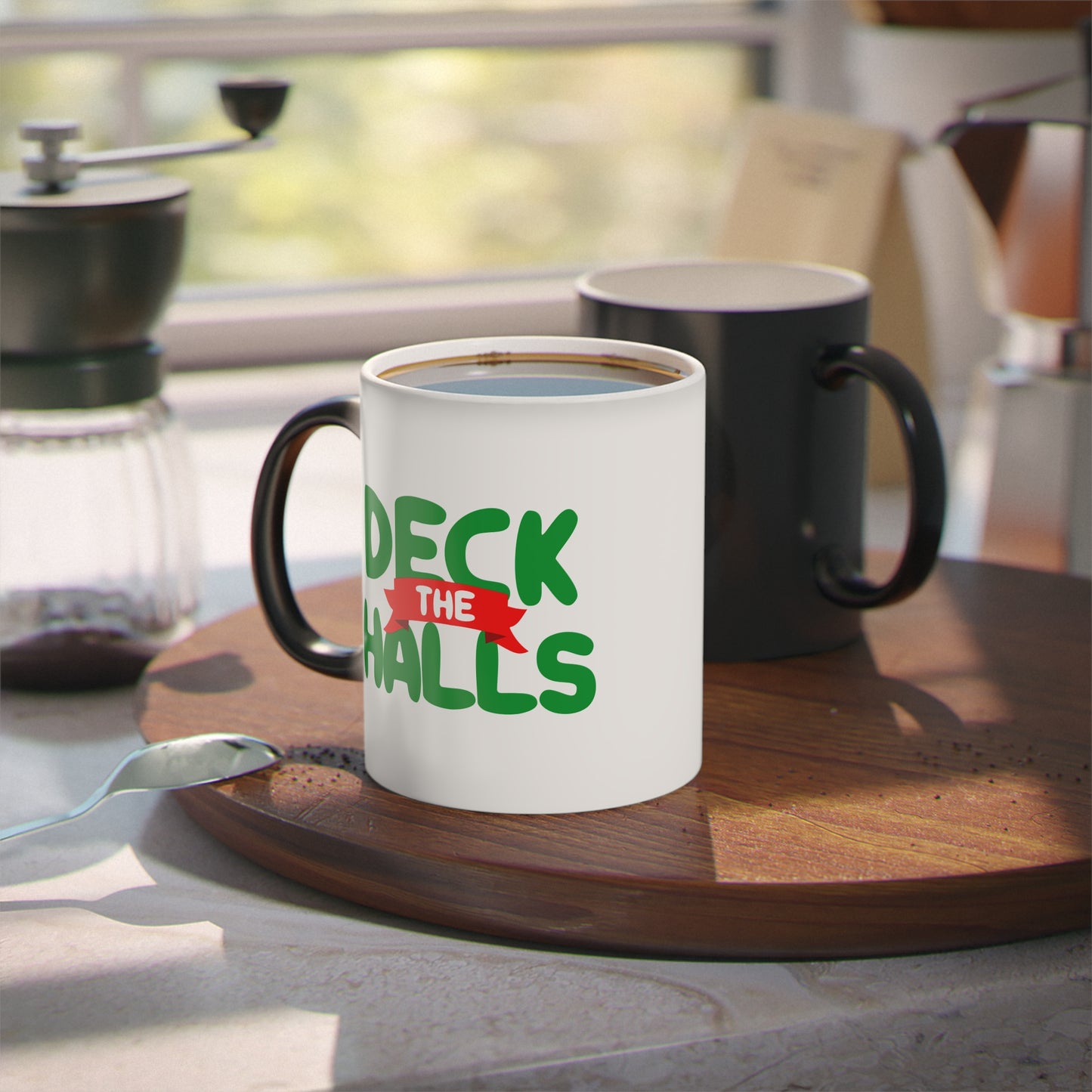 Deck the Halls Christmas Colour-Changing Mug | Motivational Treats