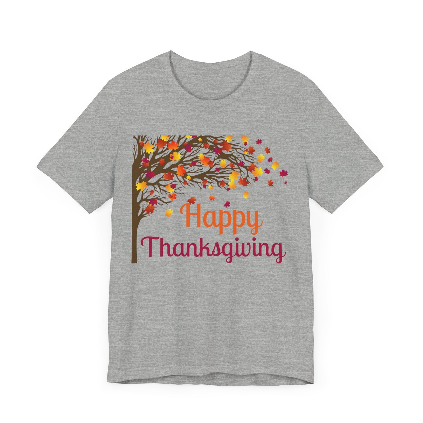 Autumn Leaves Thanksgiving T-Shirt - Unisex
