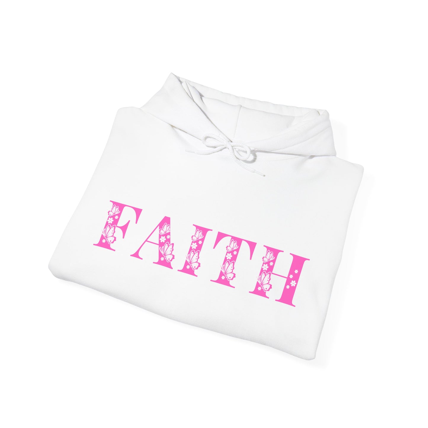 Faith (Pink) Christian Hoodie | Motivational Treats