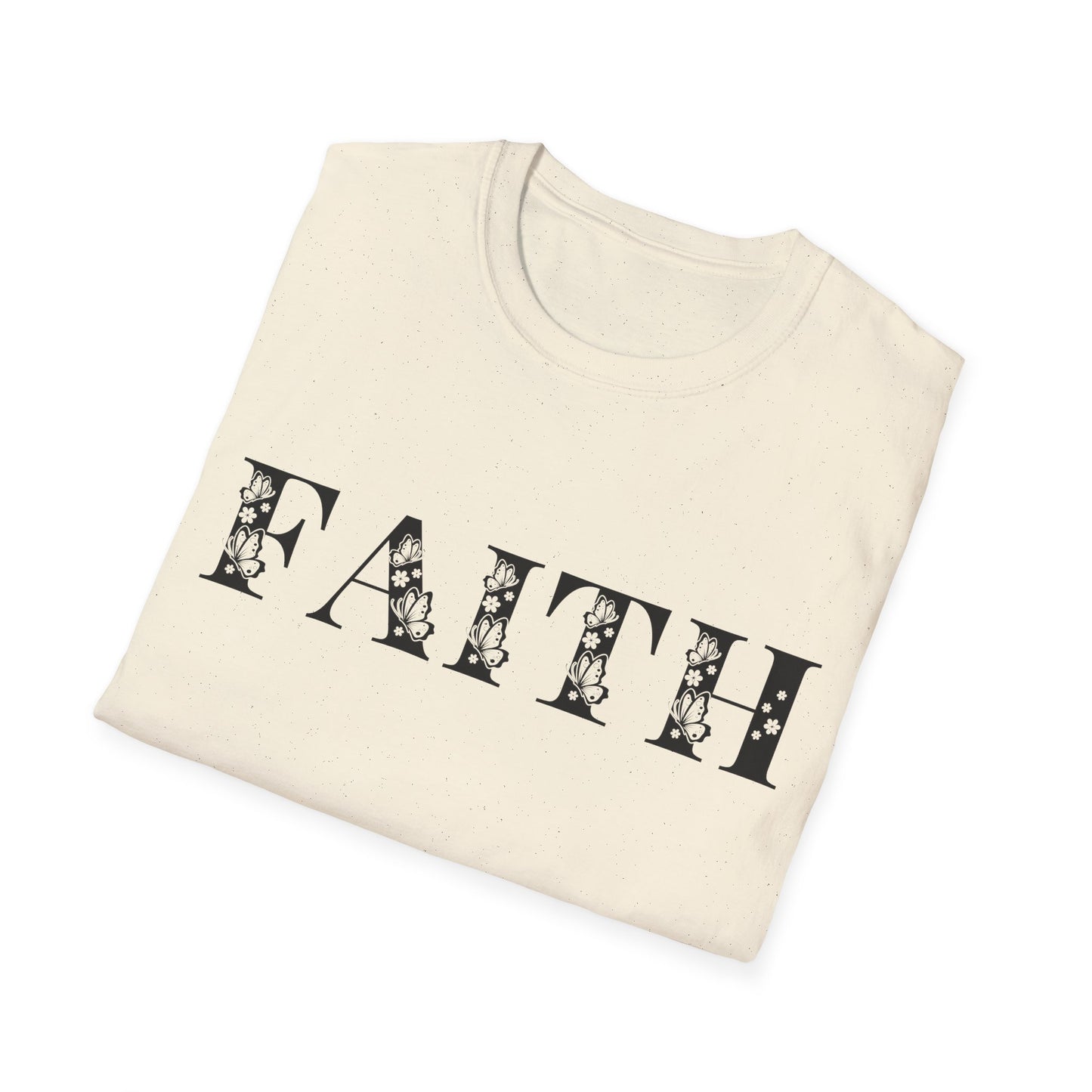 Christian Unisex T-Shirt - Faith Black Design