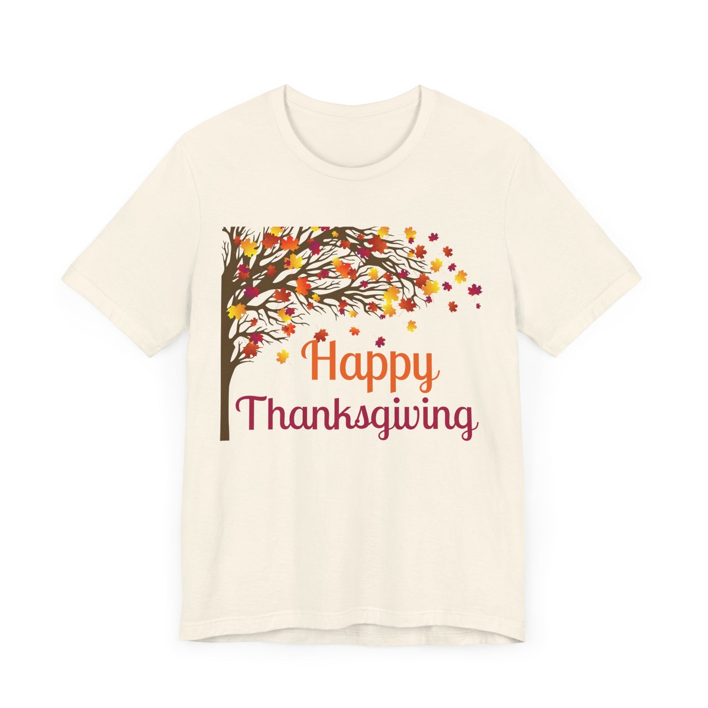 Autumn Leaves Thanksgiving T-Shirt - Unisex