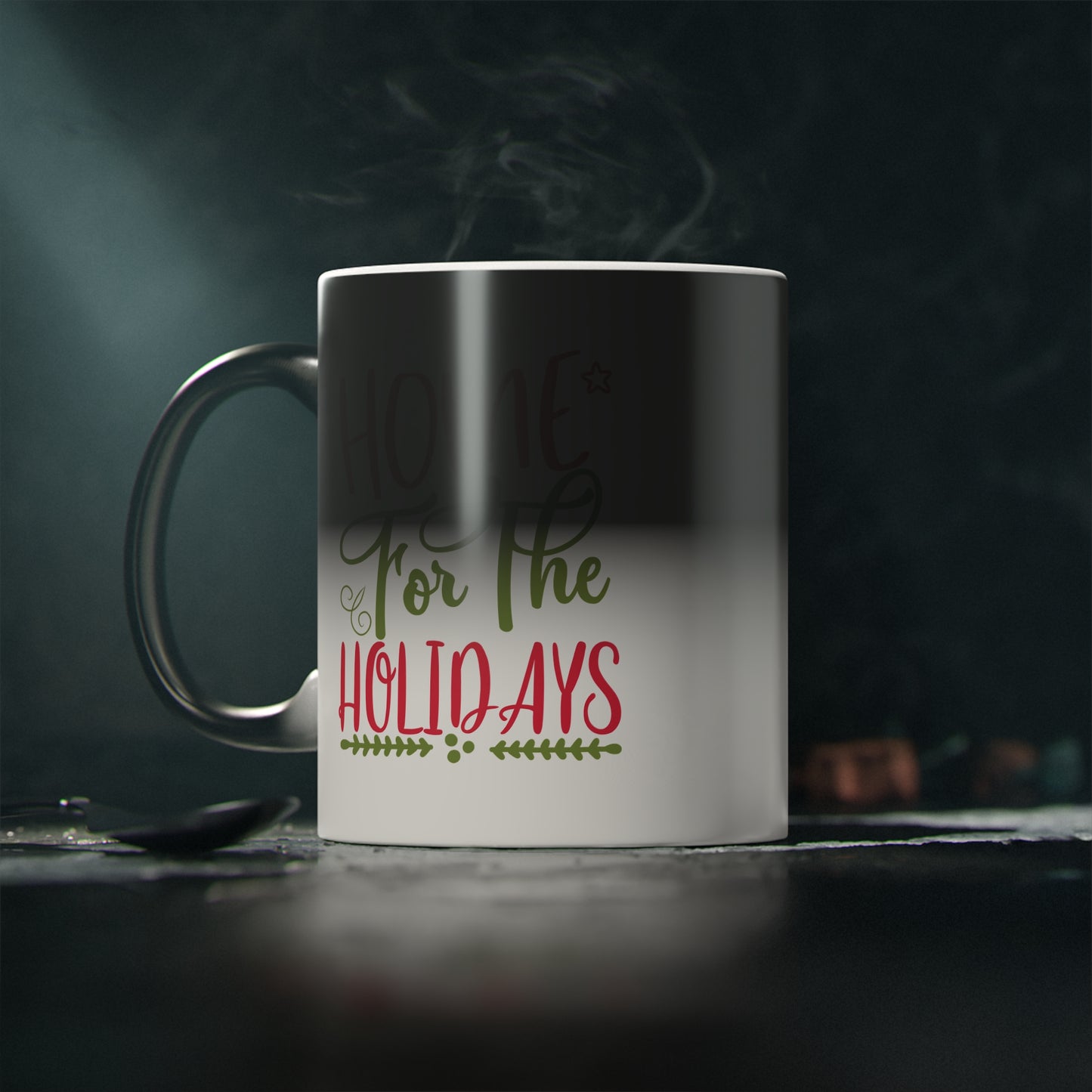 “Home for the Holidays” Colour-Changing Christmas Mug | Motivational Treats
