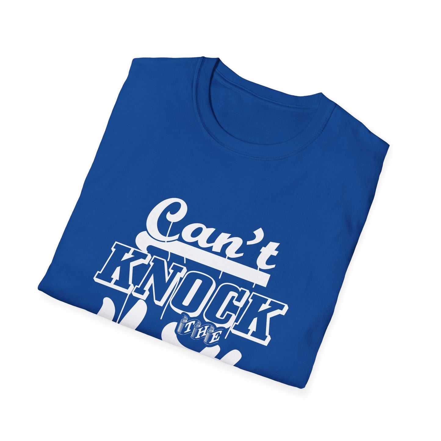 Motivational Unisex T-Shirt - Can't Knock The Hustle Design