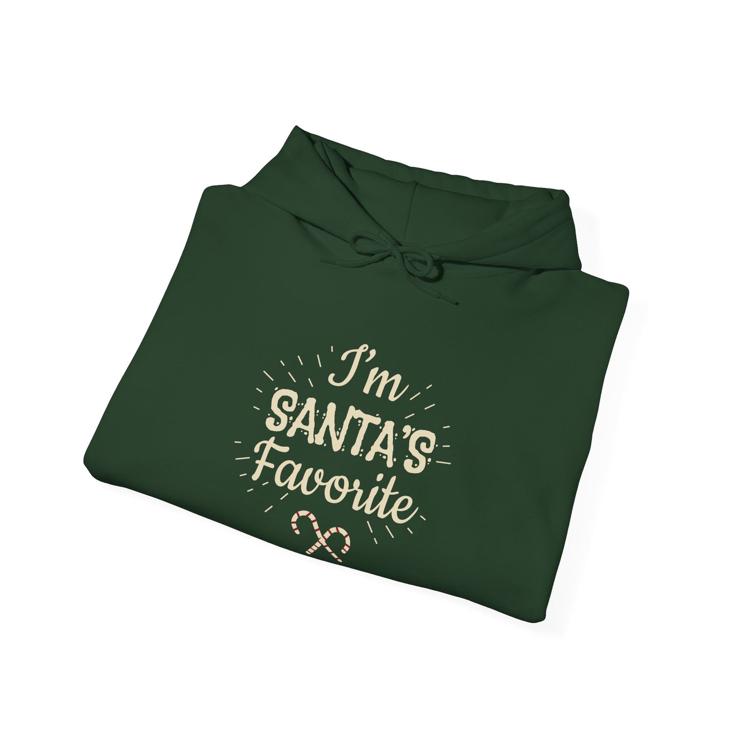 “I’m Santa’s Favorite” Christmas Hoodie | Motivational Treats