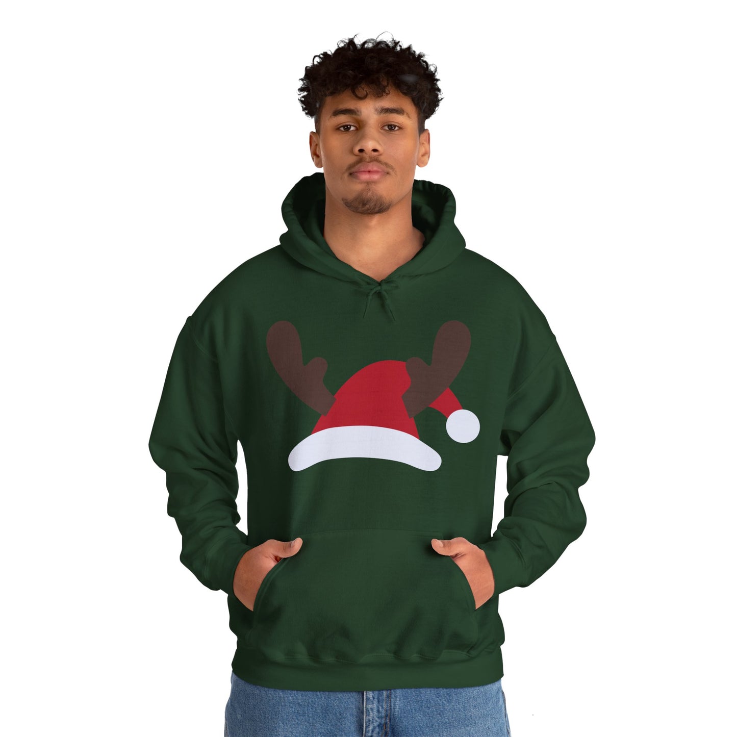Santa's Hat Christmas Hoodie | Motivational Treats