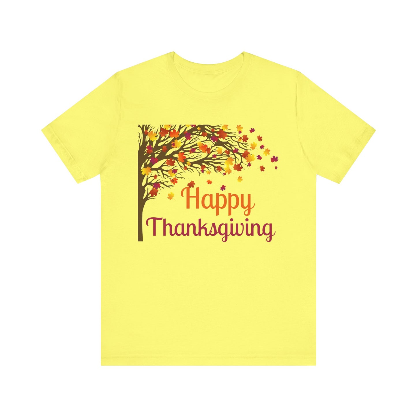 Autumn Leaves Thanksgiving T-Shirt - Unisex