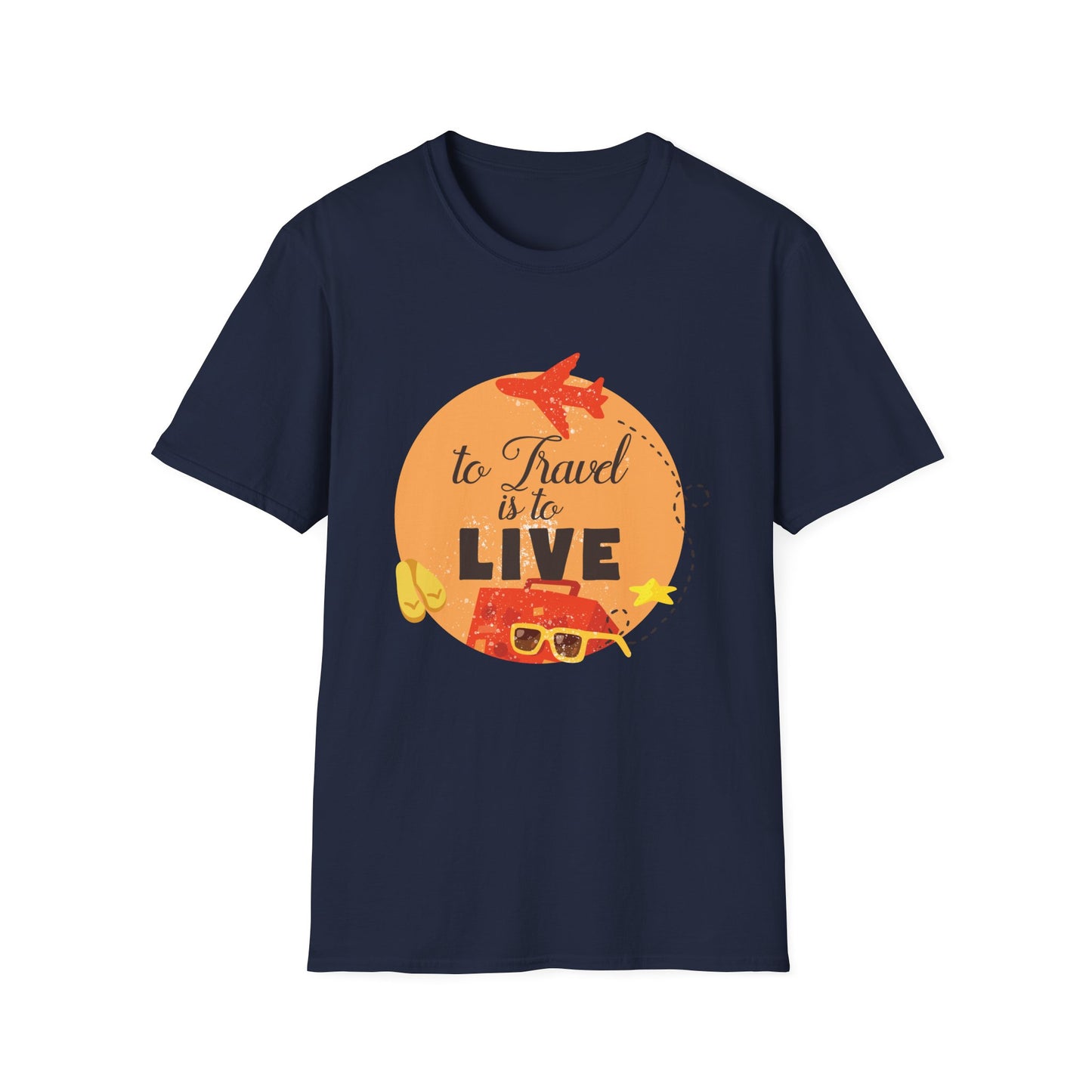 To Travel Is To Live Wanderlust Tee | Motivational Treats
