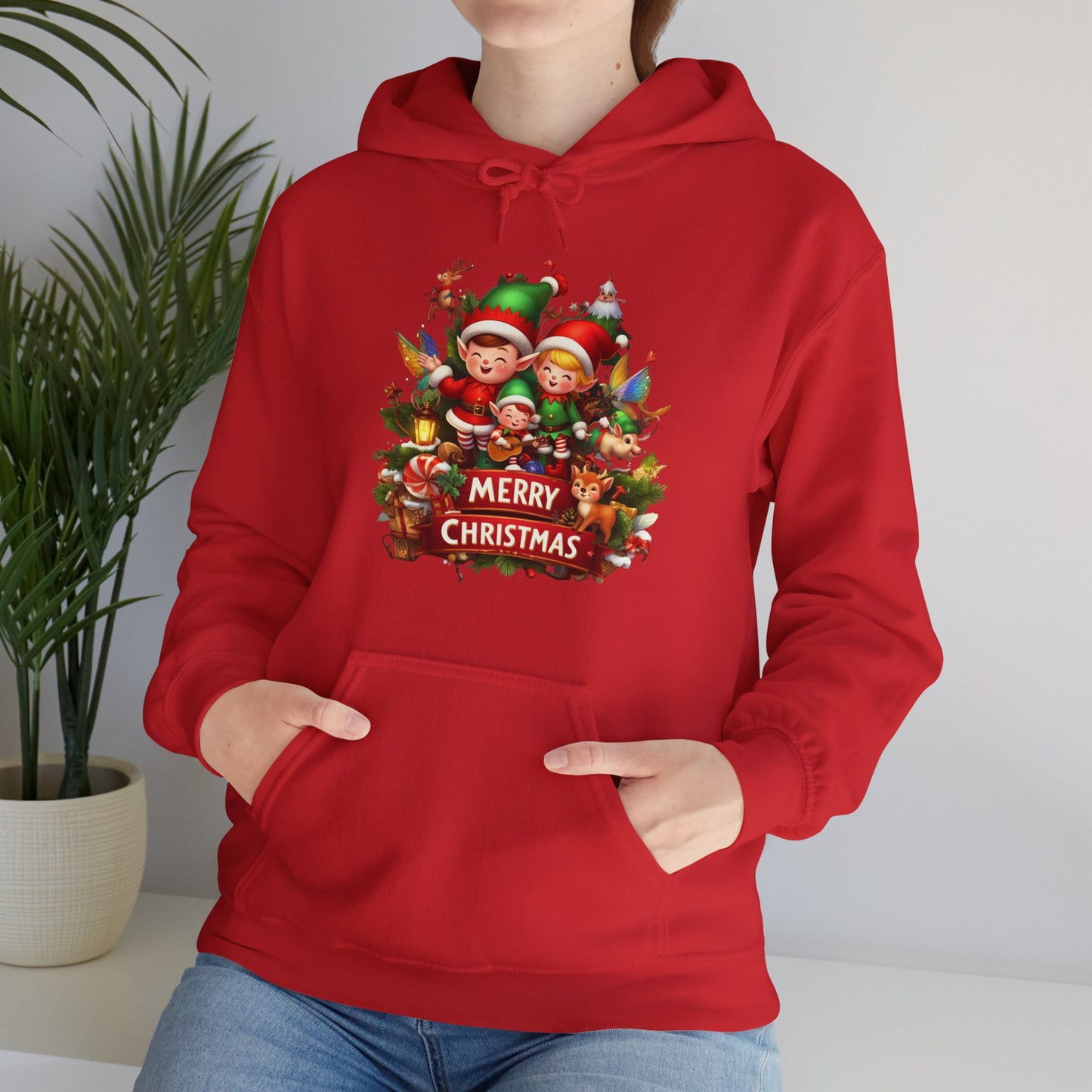 Festive Elves Christmas Hoodie - Unisex