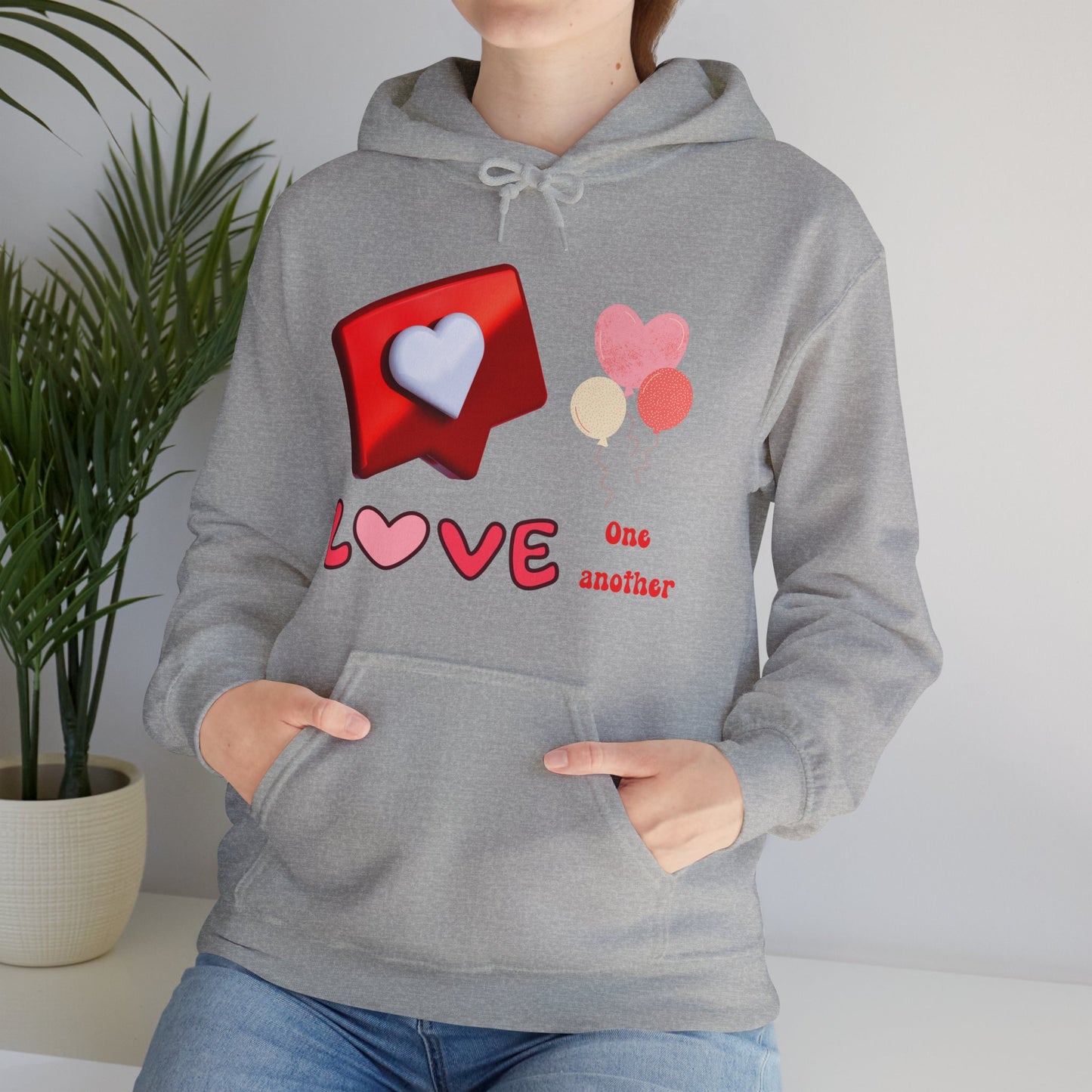 Love One Another Motivational Hoodie - Unisex