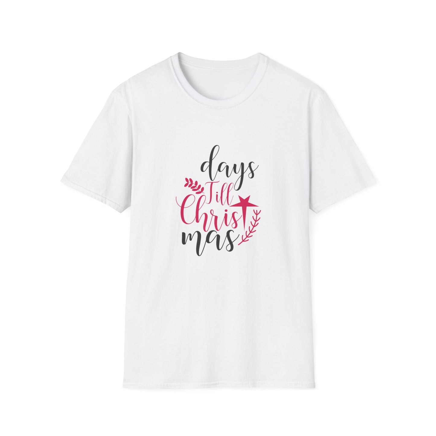 Christmas Unisex T-Shirt - Days Till Christmas Design