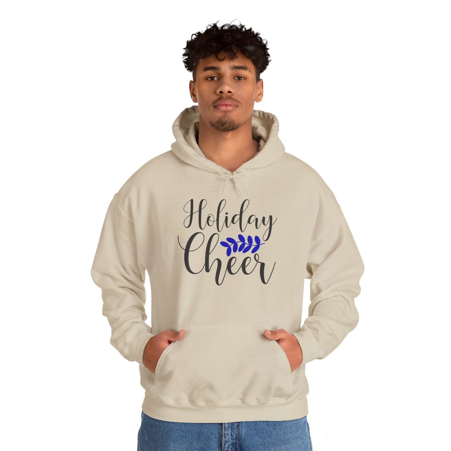 “Holiday Cheer” Joyful Christmas Hoodie | Motivational Treats