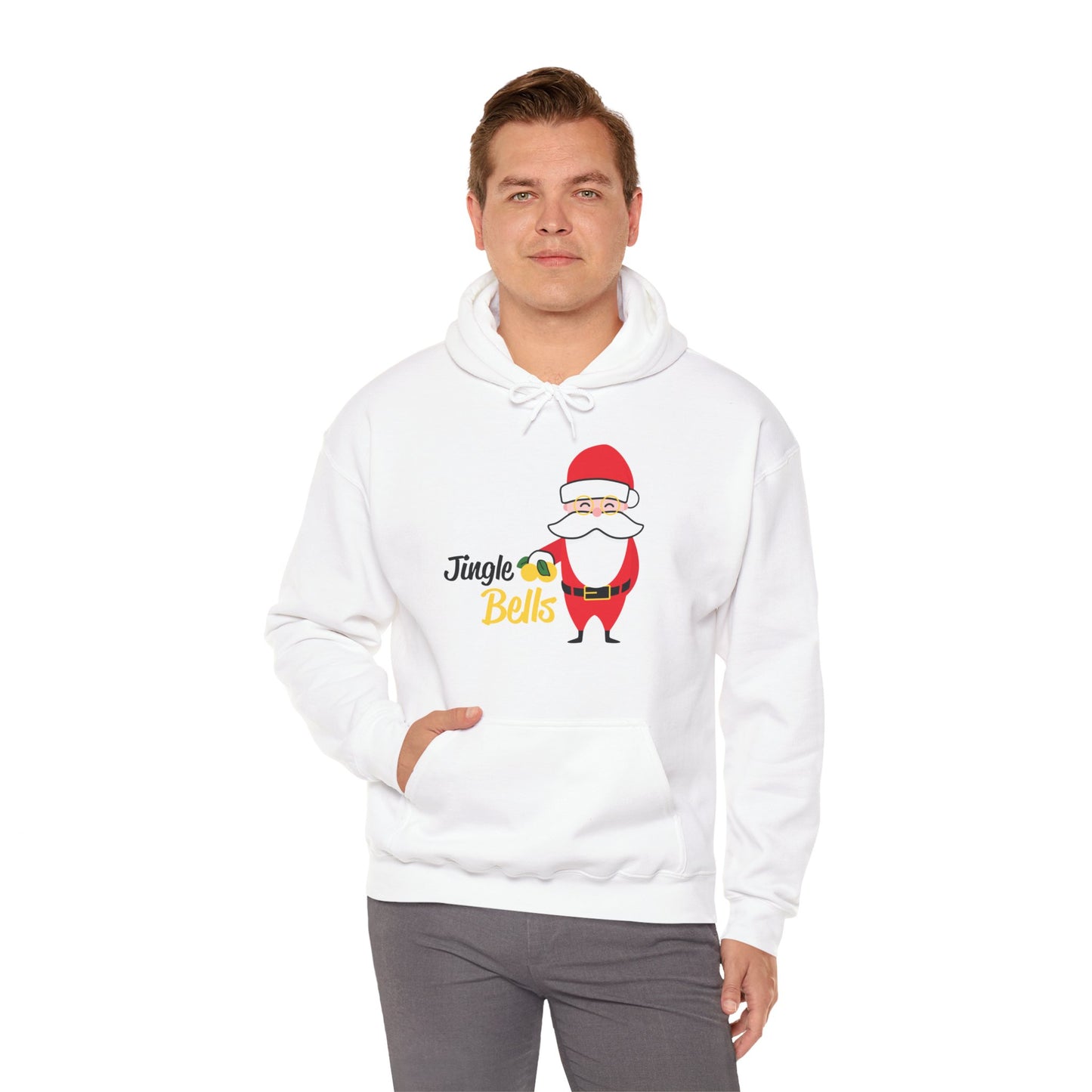 “Jingle Bells Santa” Christmas Hoodie | Motivational Treats