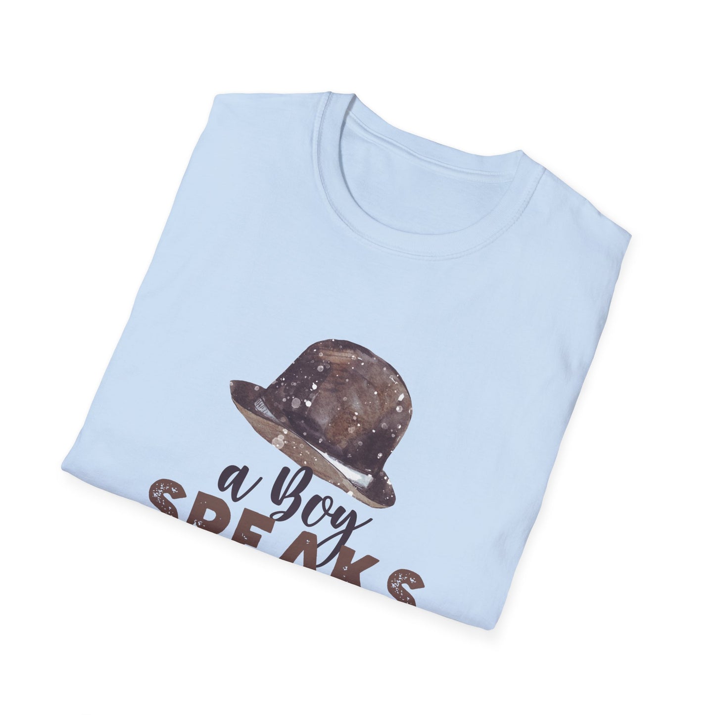 A Boy Speaks, A Gentleman Acts Motivational T-Shirt | Motivational Treats