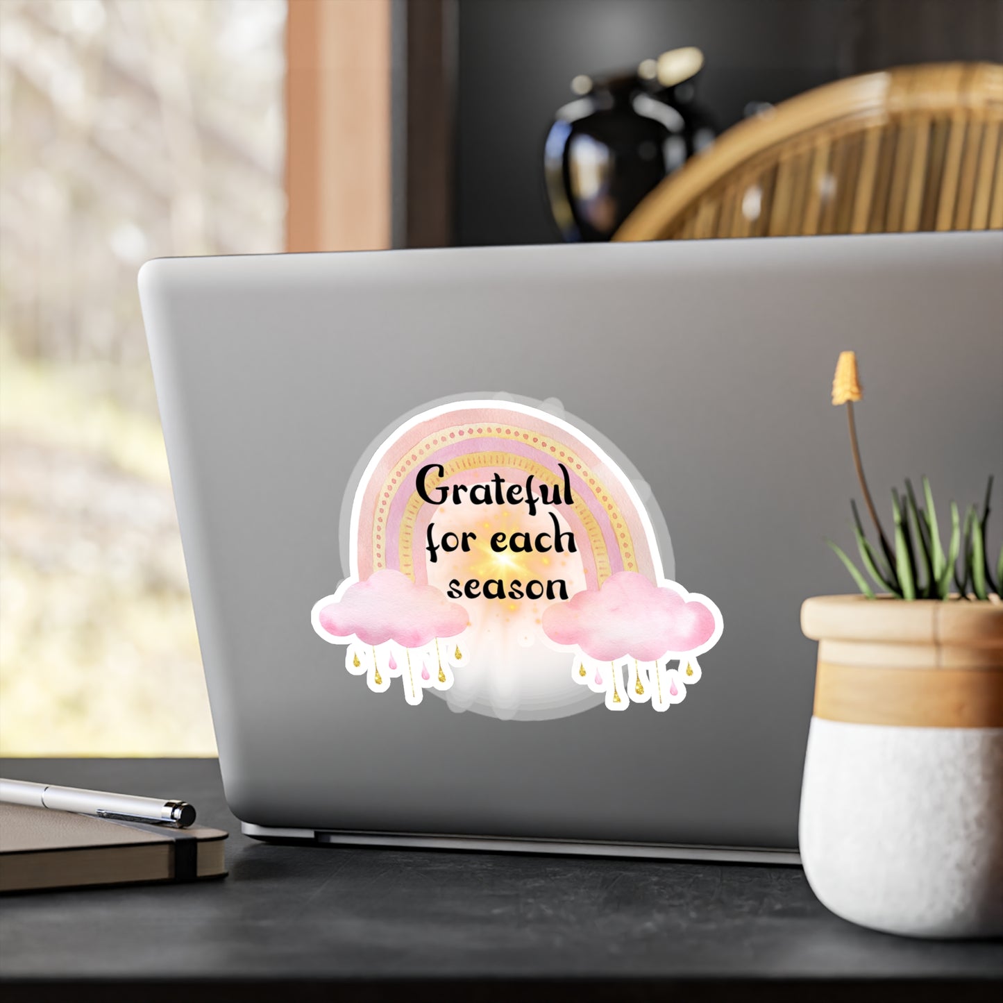 Grateful For Each Season Sticker