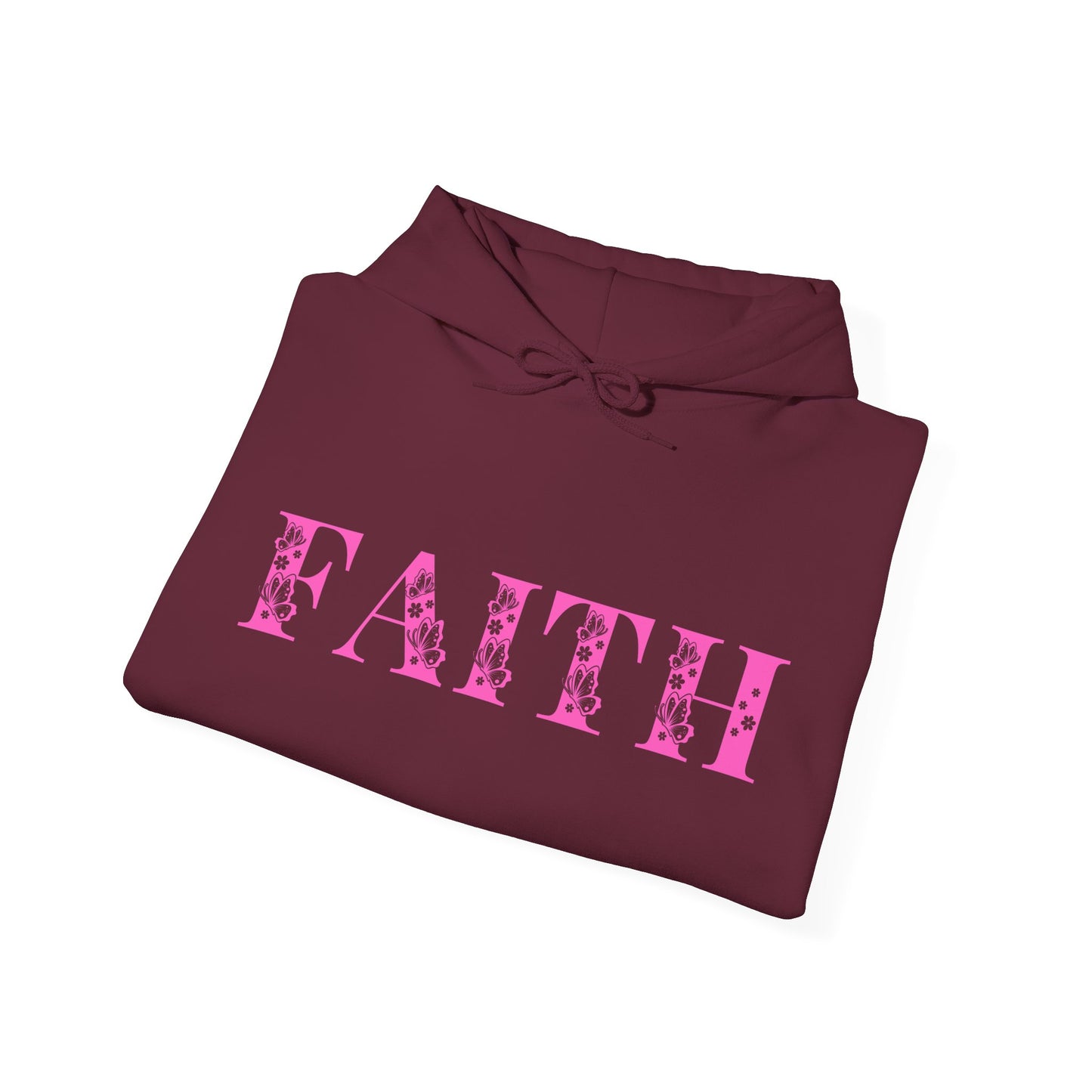 Faith (Pink) Christian Hoodie | Motivational Treats