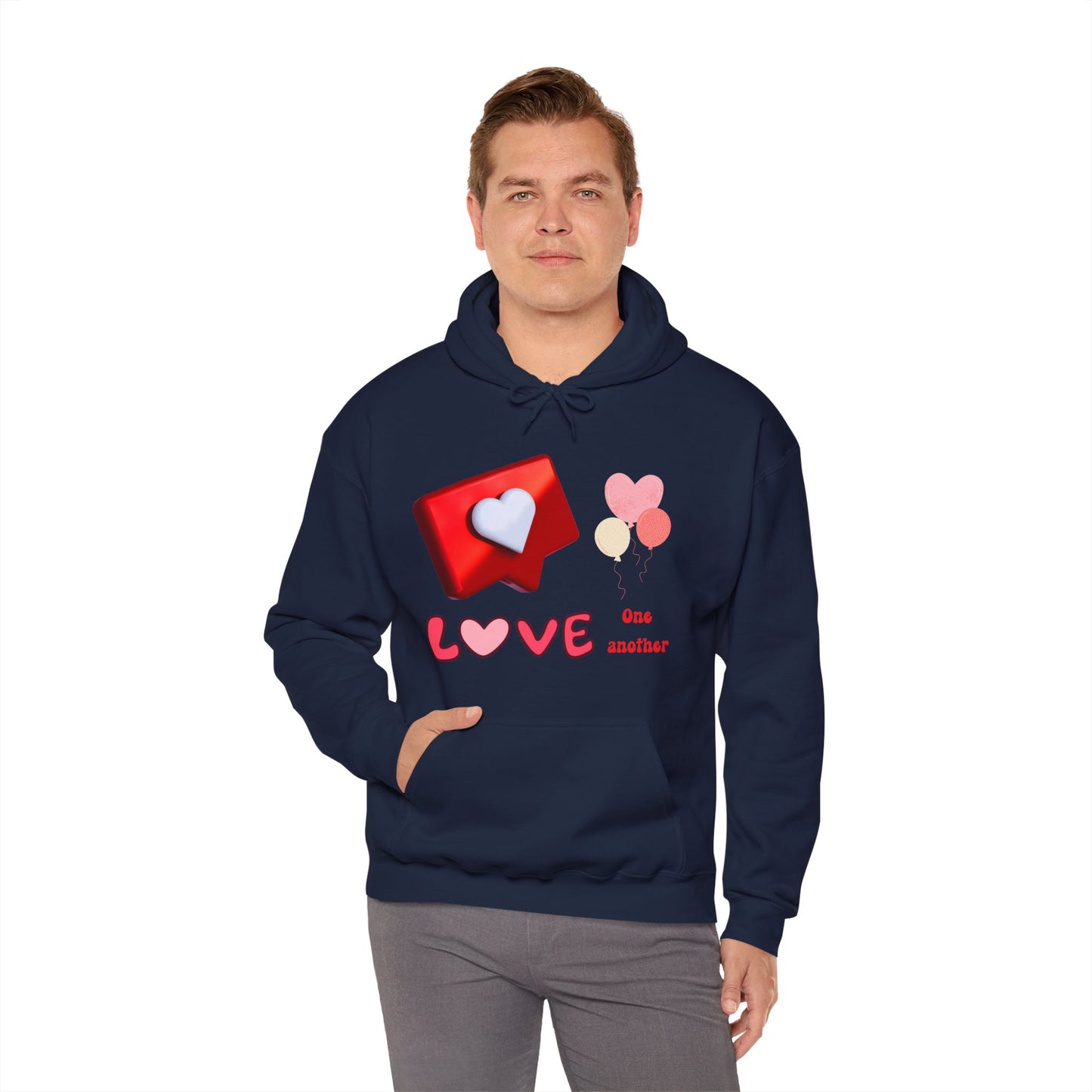 Love One Another Motivational Hoodie - Unisex