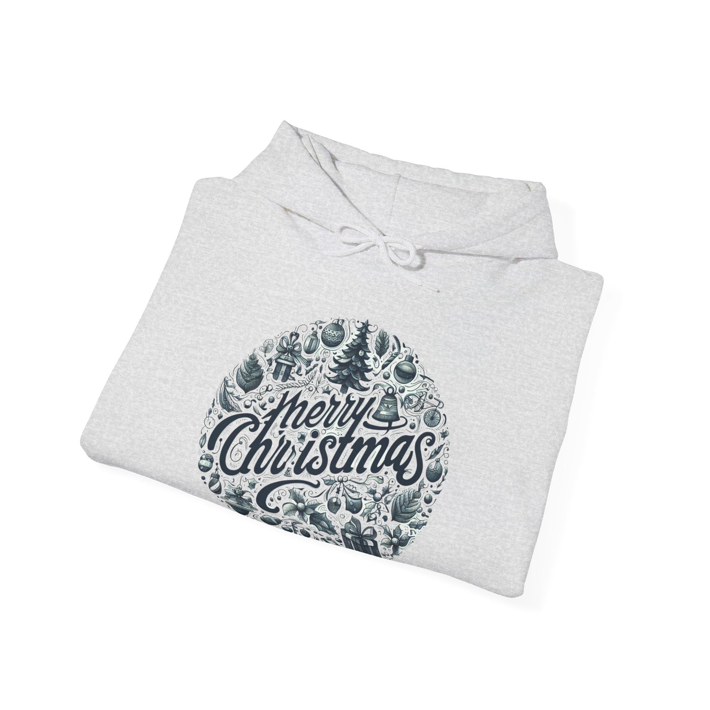 Merry Christmas Abstract Seamless Pattern Christmas Hoodie - Unisex