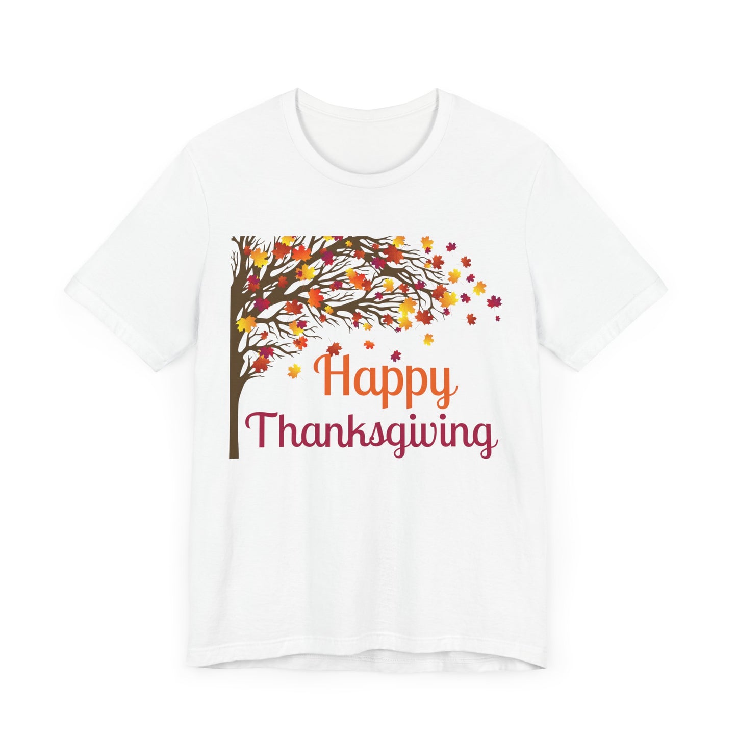 Autumn Leaves Thanksgiving T-Shirt - Unisex