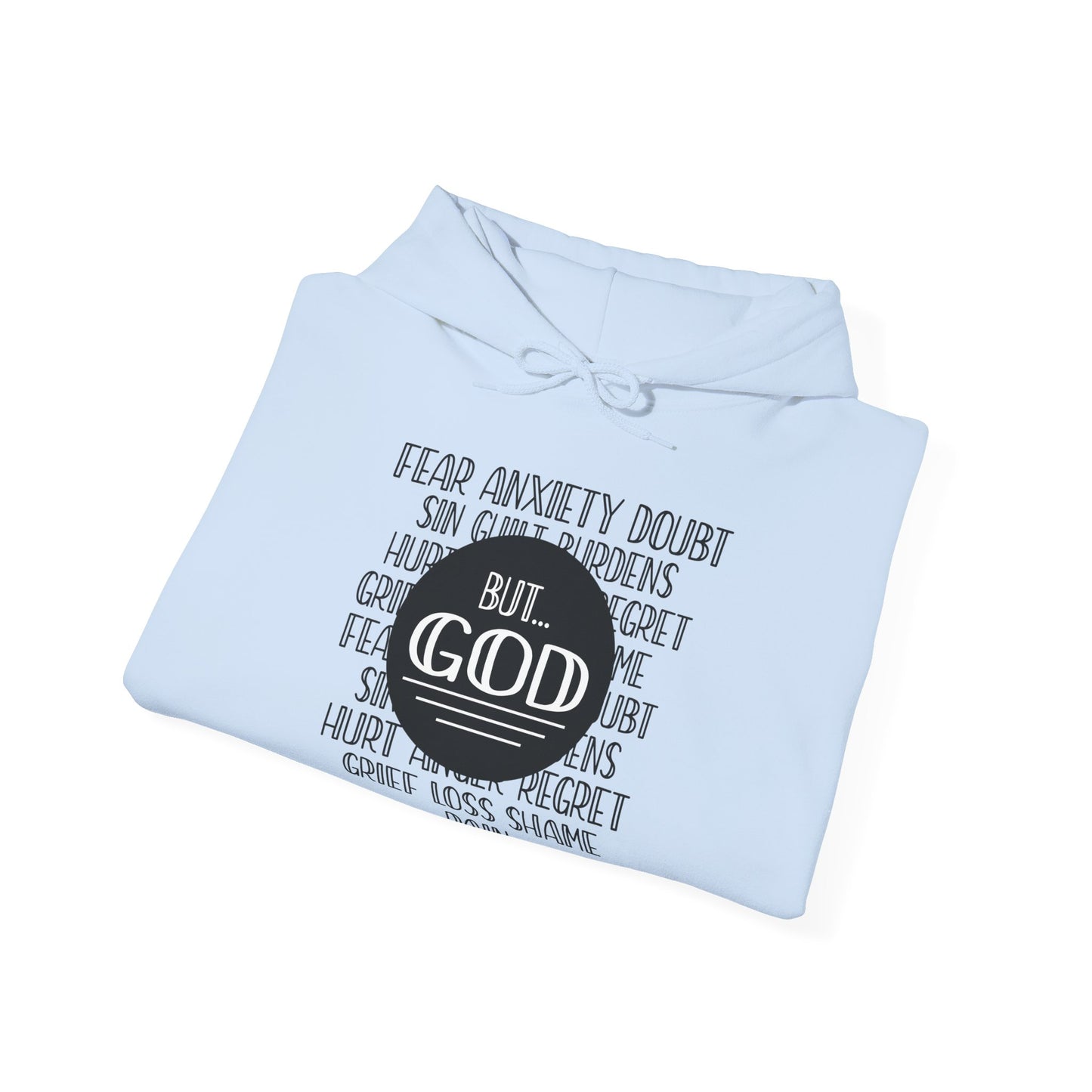 God Trumps Negative Emotions Christian Hoodie | Motivational Treats
