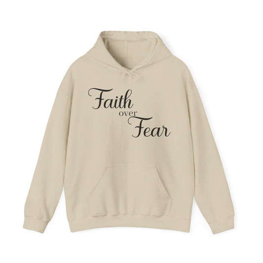 "Faith Over Fear” Christian Hoodie | Motivational Treats