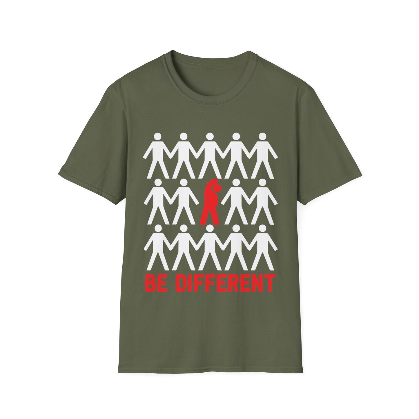 Motivational Unisex T-Shirt - Be Different Design