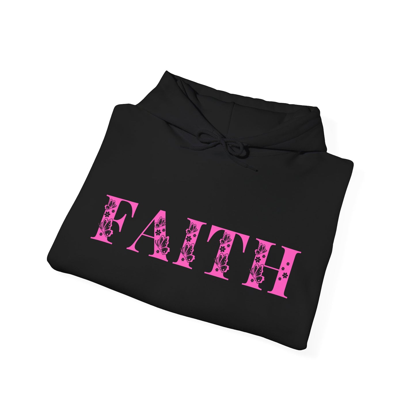 Faith (Pink) Christian Hoodie | Motivational Treats