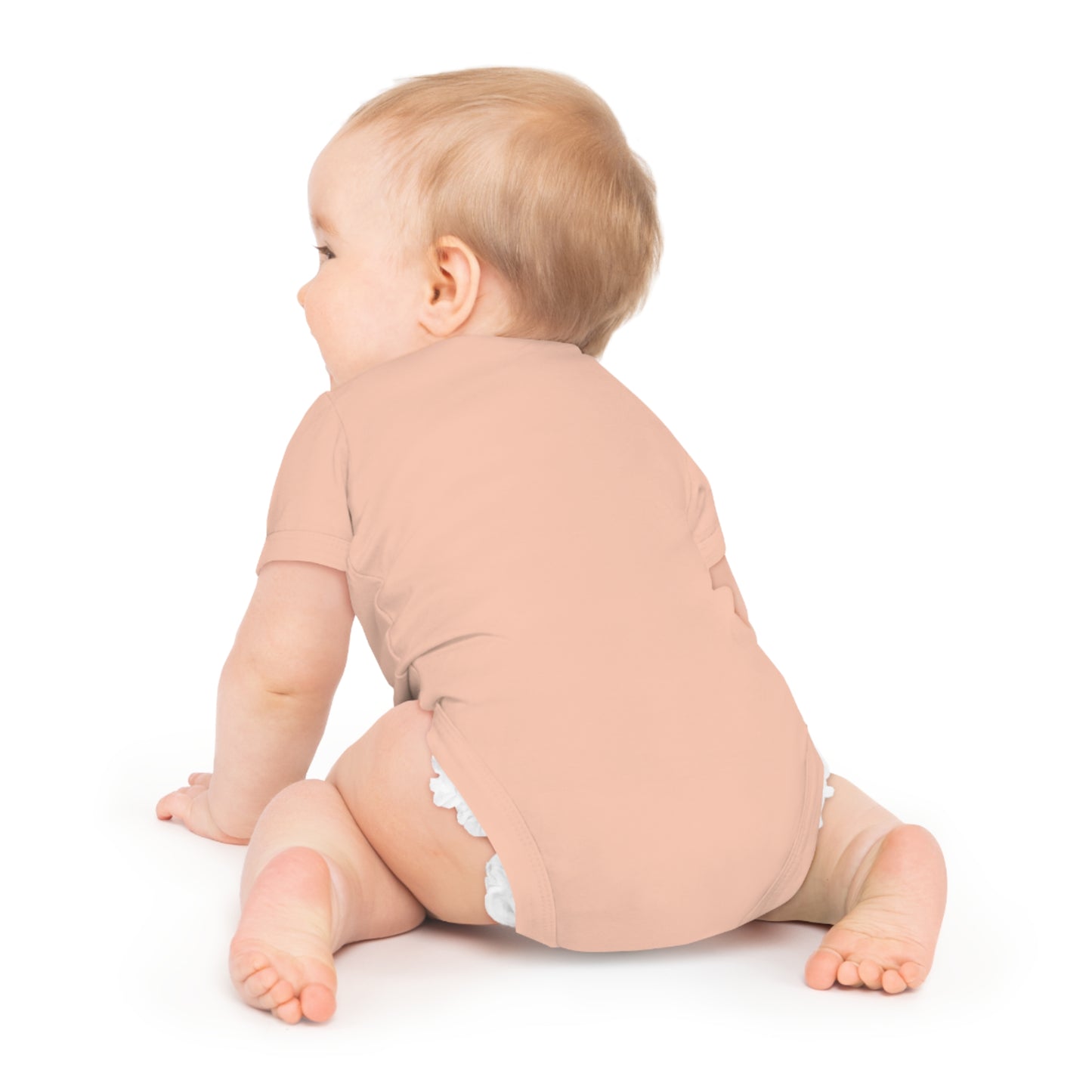 Funny Christmas baby bodysuit with "Let's Get Lit" text design in festive colors.