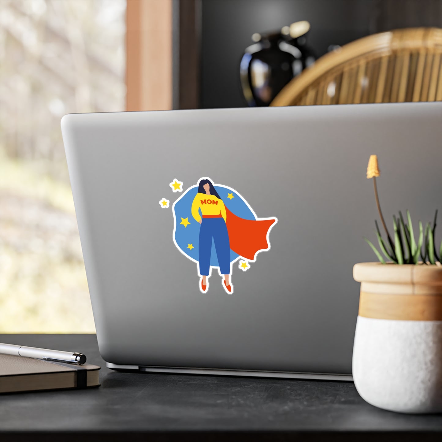 Mom Hero Sticker