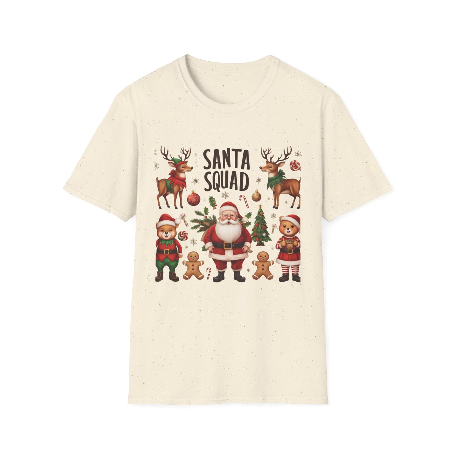 Christmas Unisex T-Shirt - Santa Squad Design