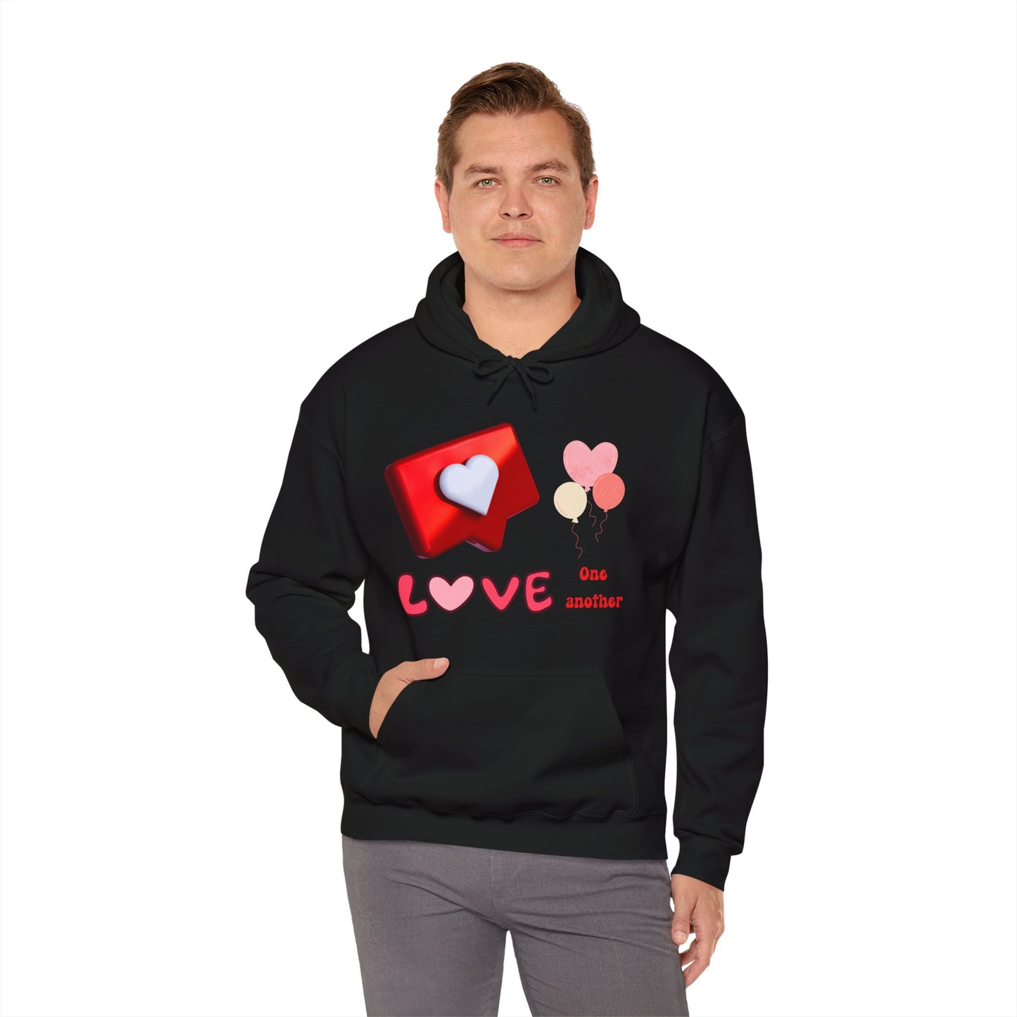 Love One Another Motivational Hoodie - Unisex