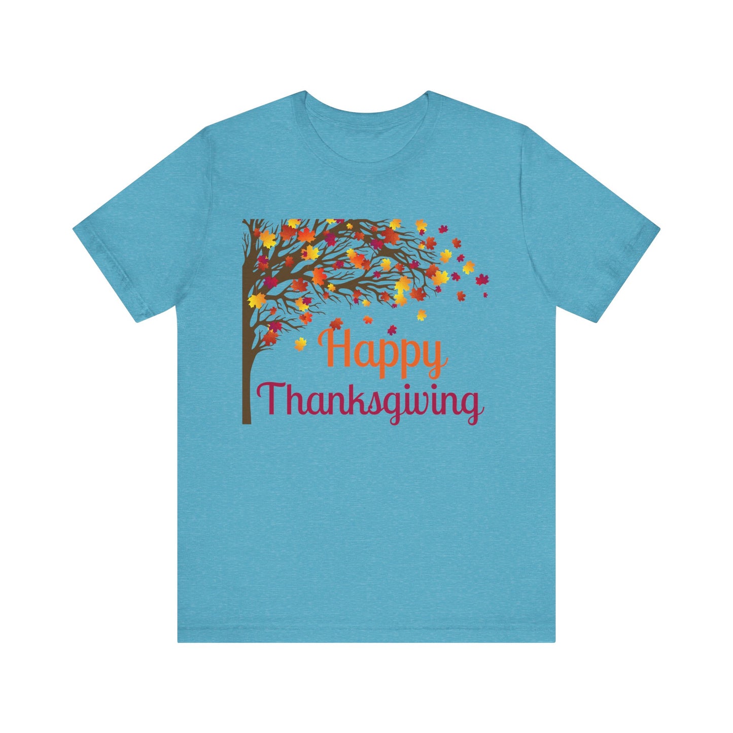 Autumn Leaves Thanksgiving T-Shirt - Unisex