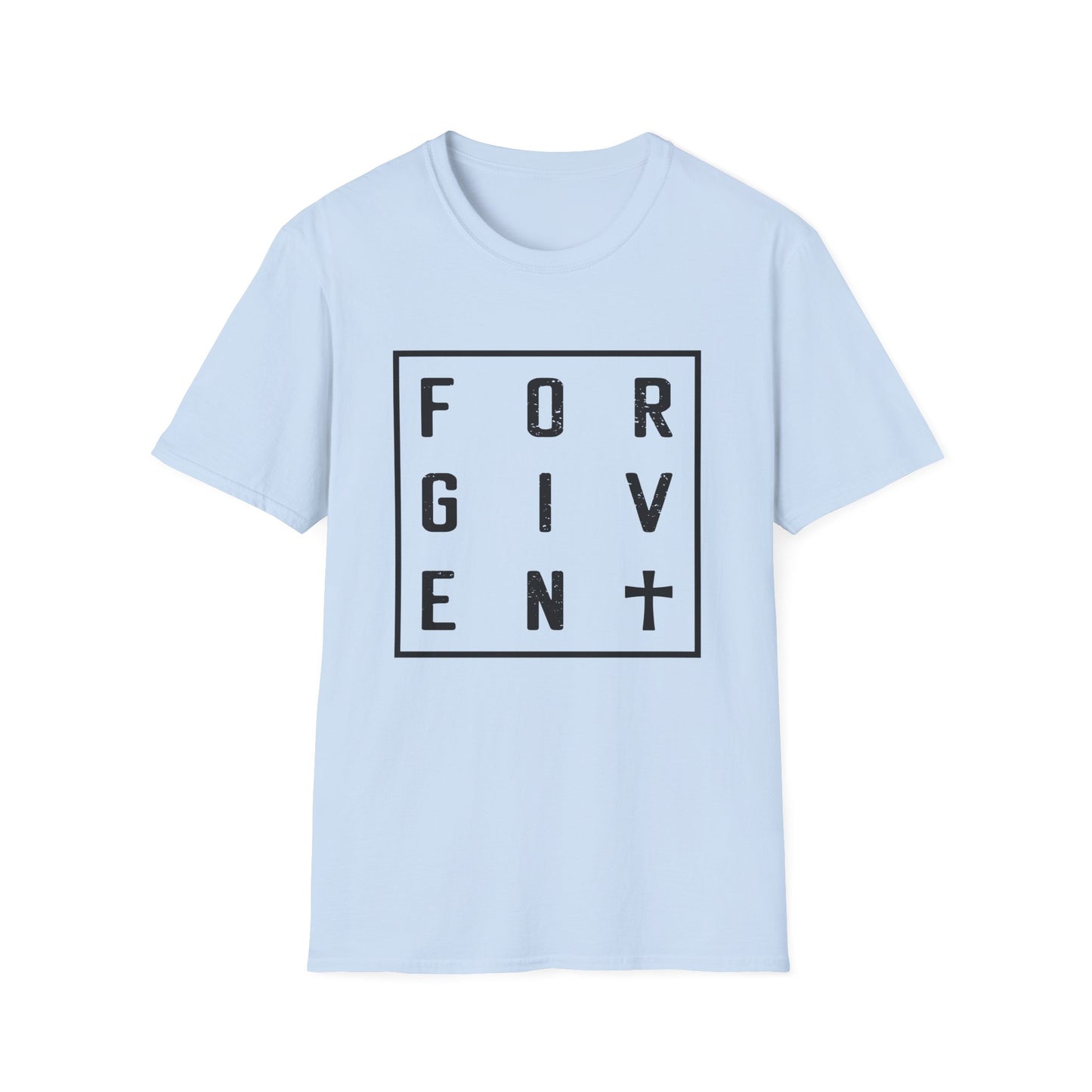 Christian Unisex T-Shirt - Forgiven Cross Design