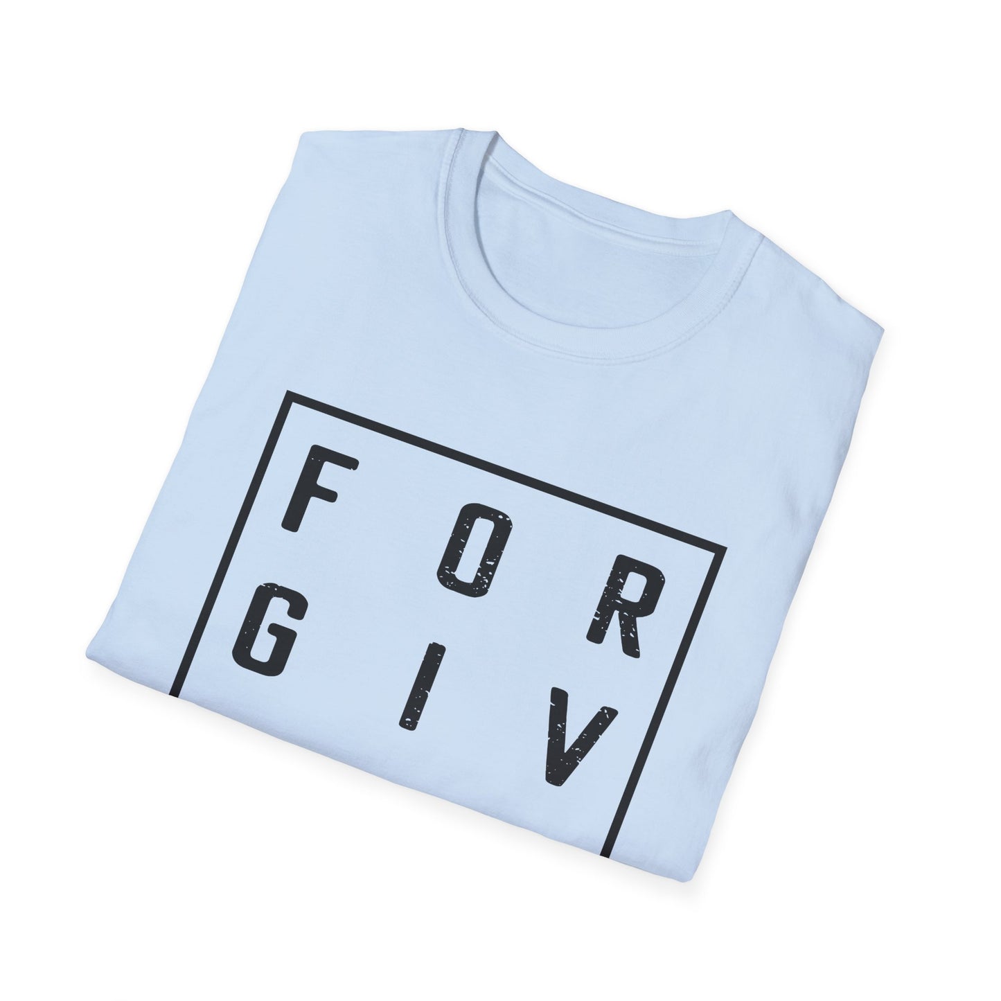 Christian Unisex T-Shirt - Forgiven Cross Design
