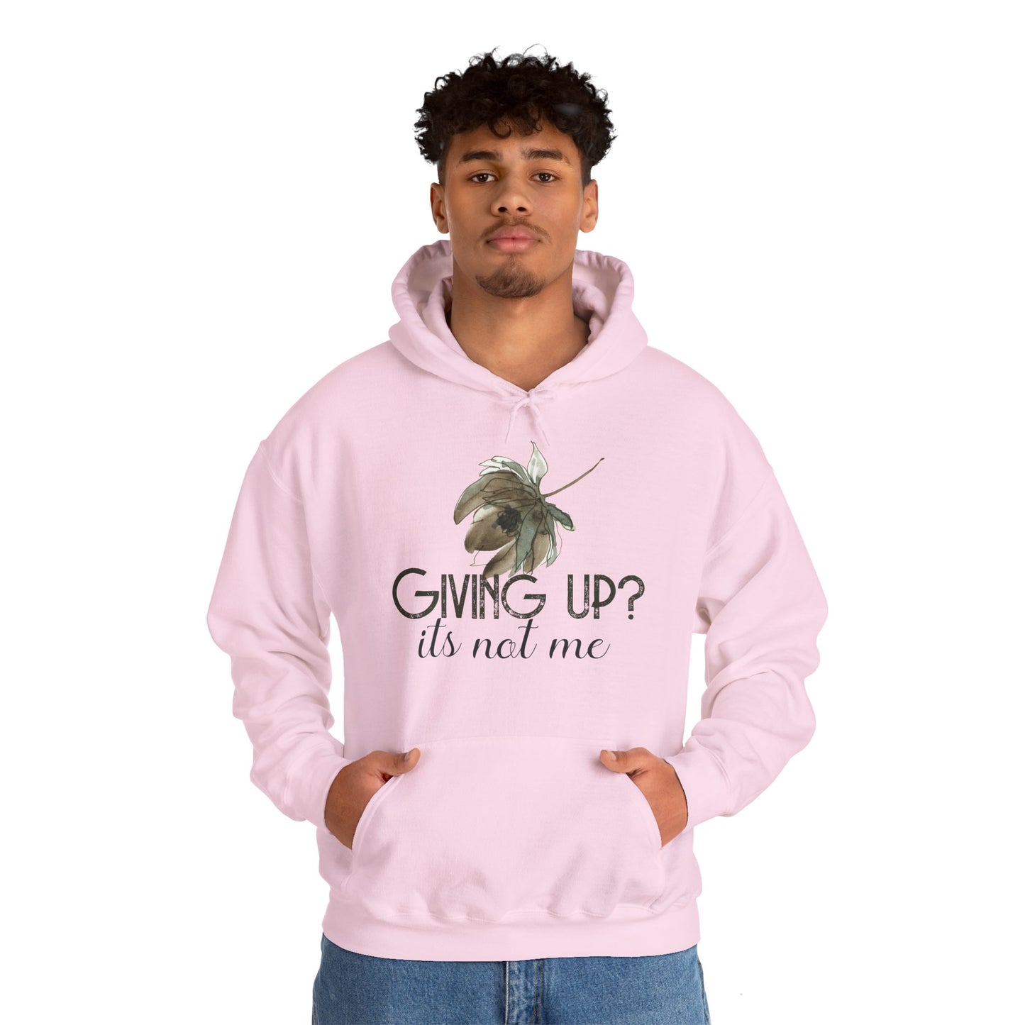 Never Give Up Motivational Hoodie | Motivational Treats