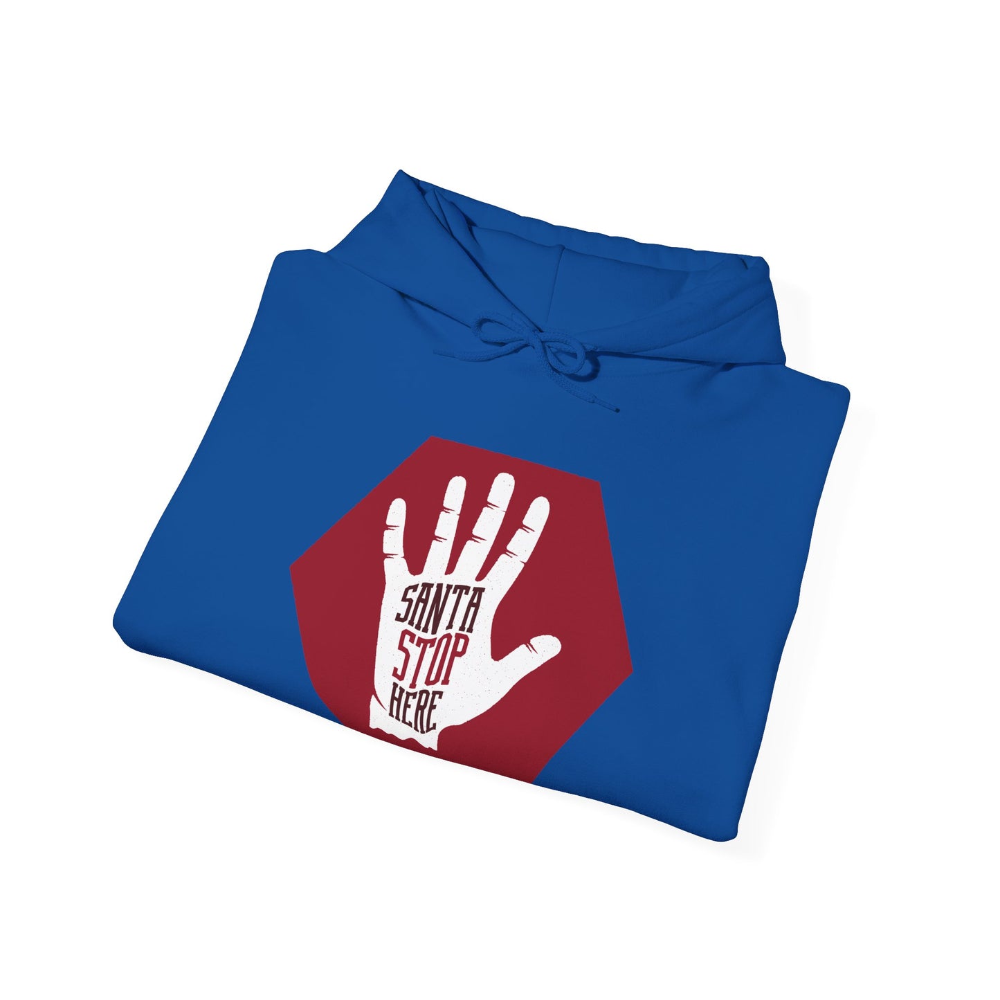 “Santa, Stop Here” Christmas Hoodie | Motivational Treats