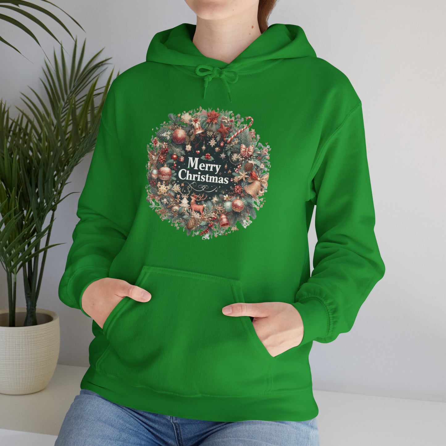 Beautiful Wreath Christmas Hoodie - Unisex