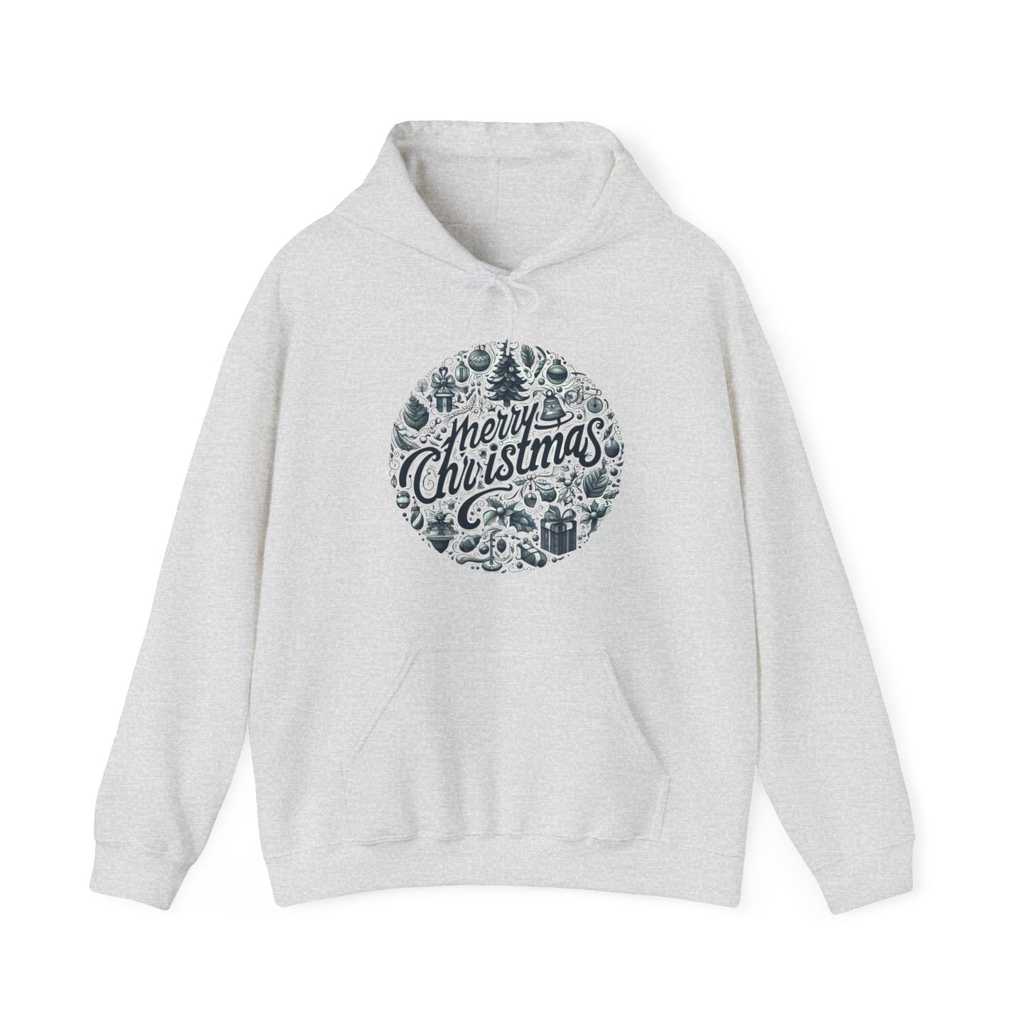 Merry Christmas Abstract Seamless Pattern Christmas Hoodie - Unisex