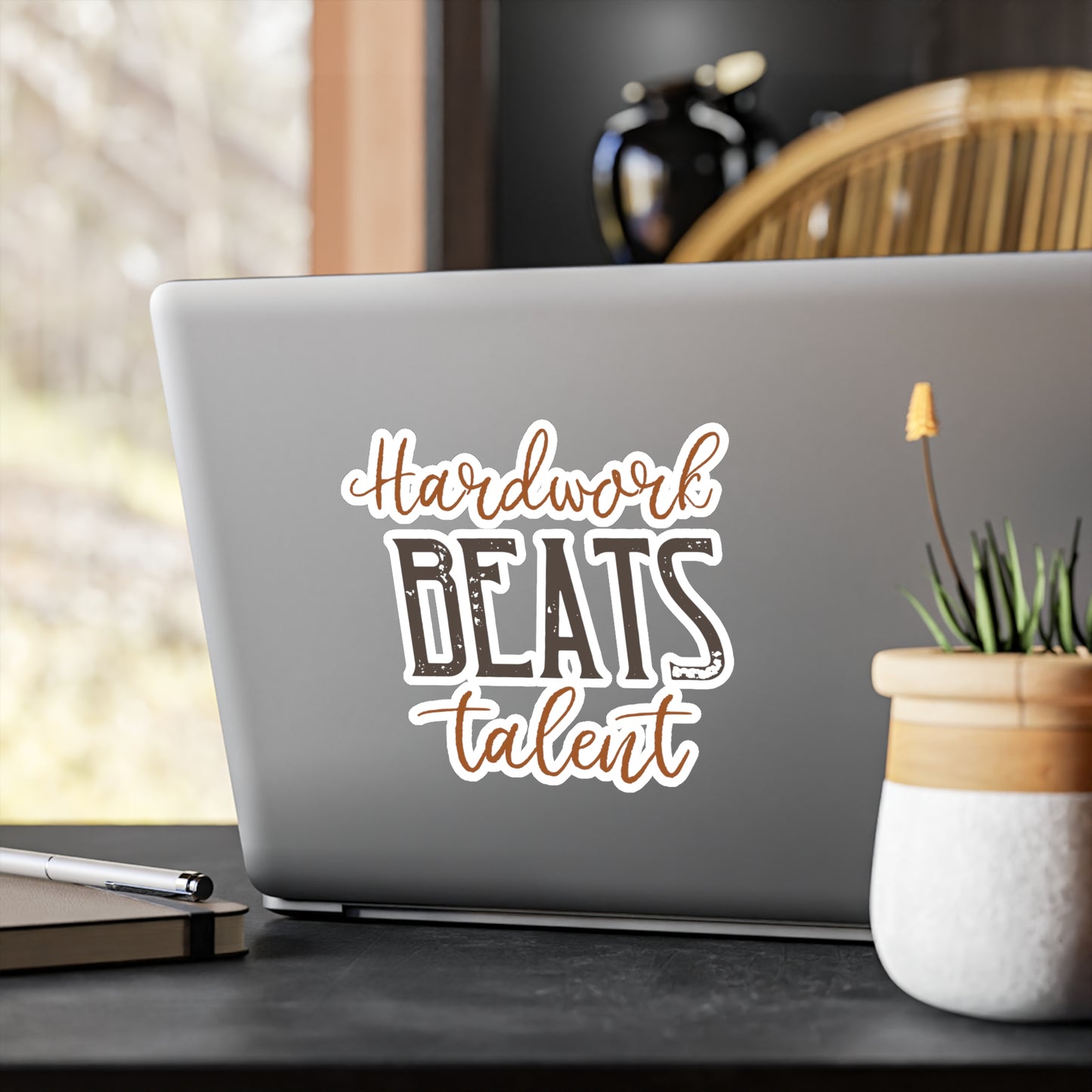 Hardwork Beats Talent Sticker