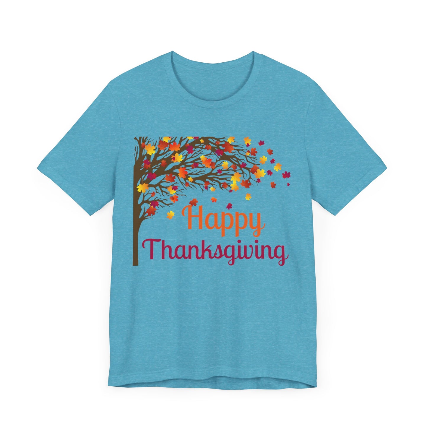 Autumn Leaves Thanksgiving T-Shirt - Unisex