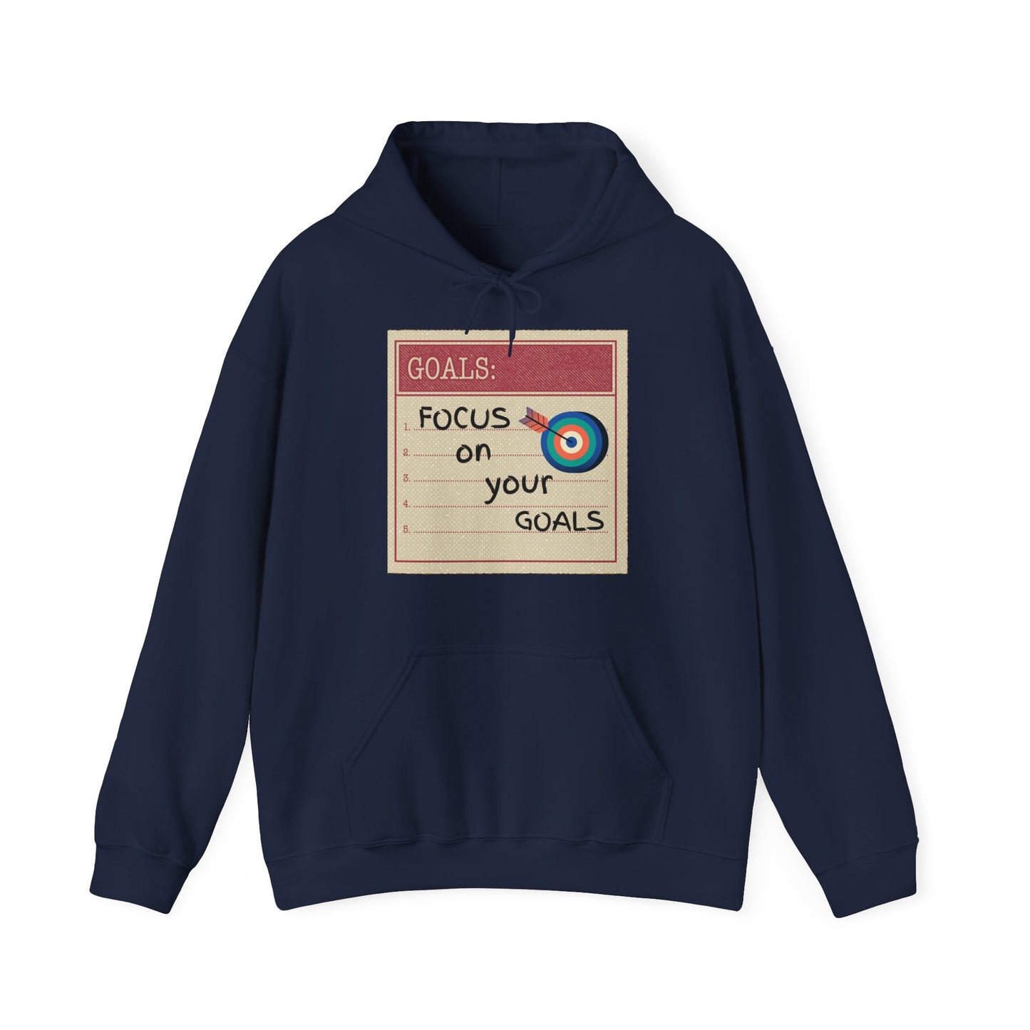 Focus On Your Goals Motivational Hoodie - Unisex